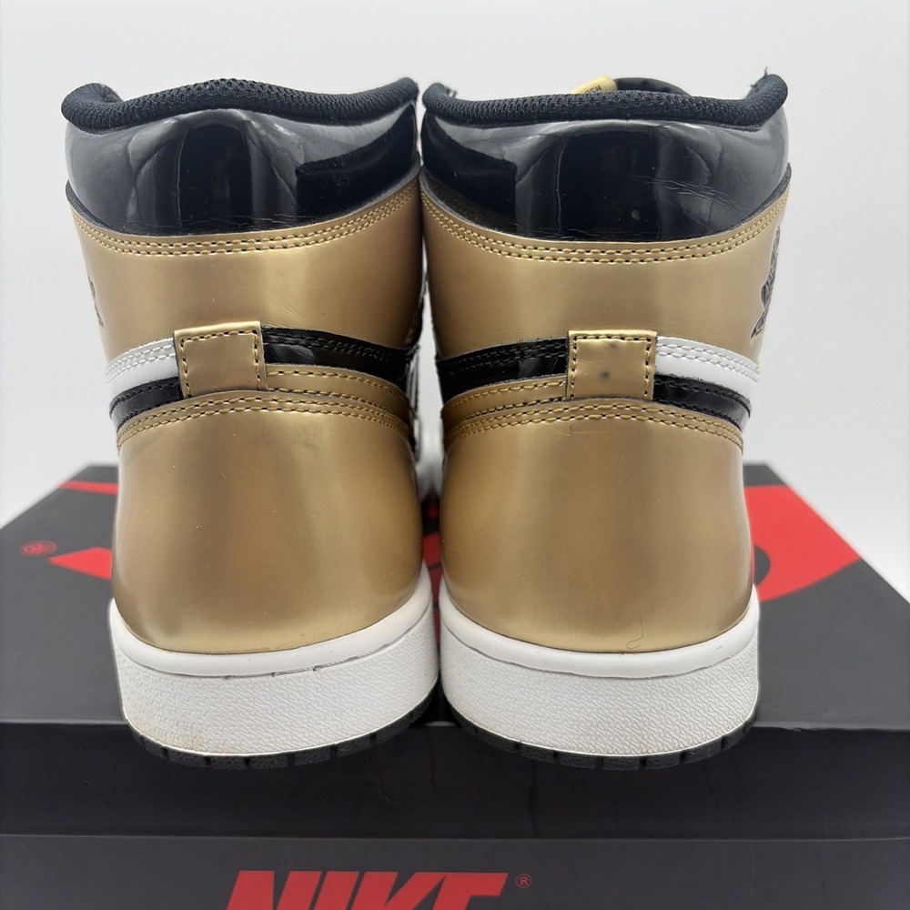Size 9 - Air Jordan 1 Retro OG NRG High Gold Toe (861428-007) - Picture 4 of 10